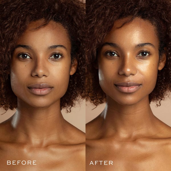 before and after of wonderscreen application